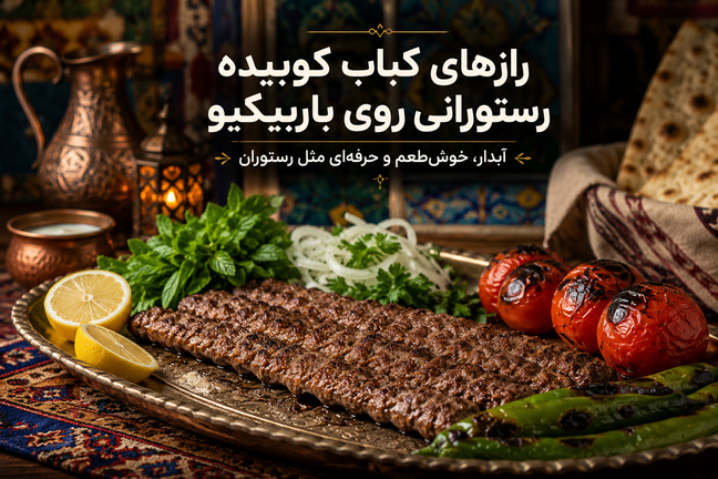 راز کباب کوبیده رستورانی روی باربیکیو؛ ۱۲ فوتوفن حرفهای برای کبابی آبدار، مغزپخت و بدون ریزش از سیخ